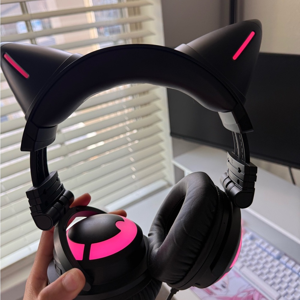 YOWU RGB Cat Ear Headset (Desktop Gaming) - Picture 6 of 7